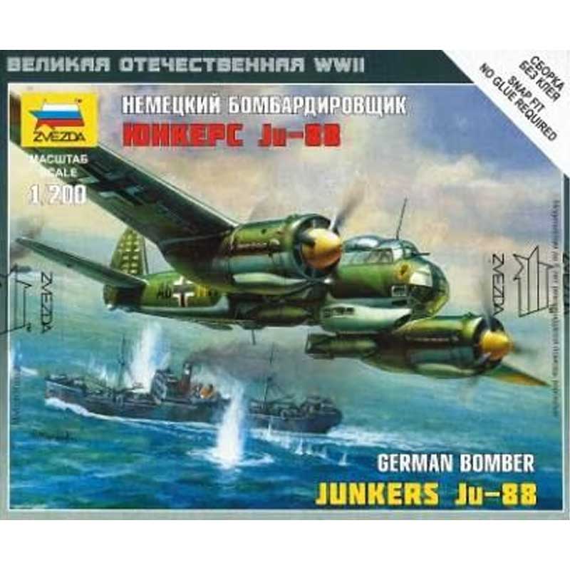Zvezda Ju-88A4 (1/200) 6186