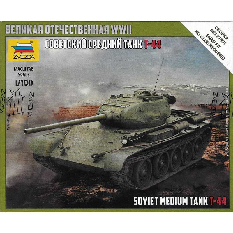 Zvezda T-44 Soviet Tank (1/100) 6238