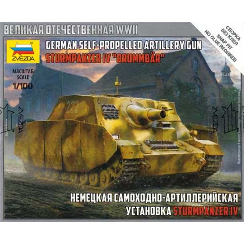 Zvezda Sturmpanzer Iv Brummbar (1/100) 6244