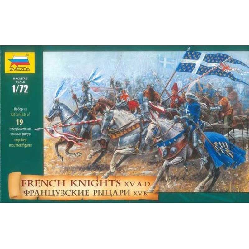Zvezda French Knights XV century AD (1/72) 8036