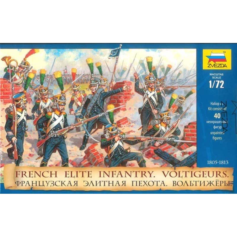 Zvezda French Elite Infantry Voltigeurs Nap. Wars 1805-13 (1/72) 8042