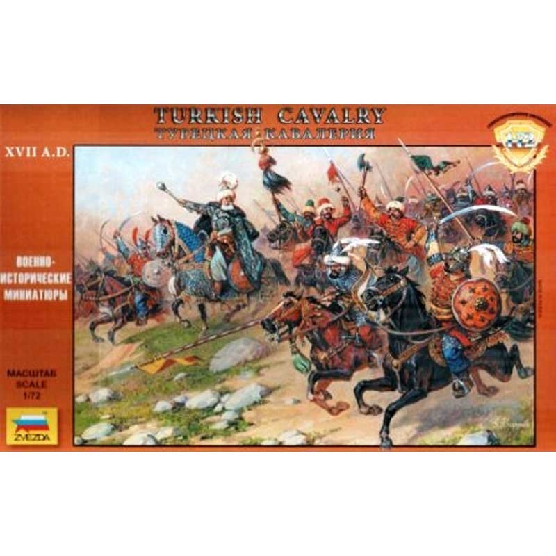 Zvezda Turkish Cavalry XVII century AD (1/72) 8054