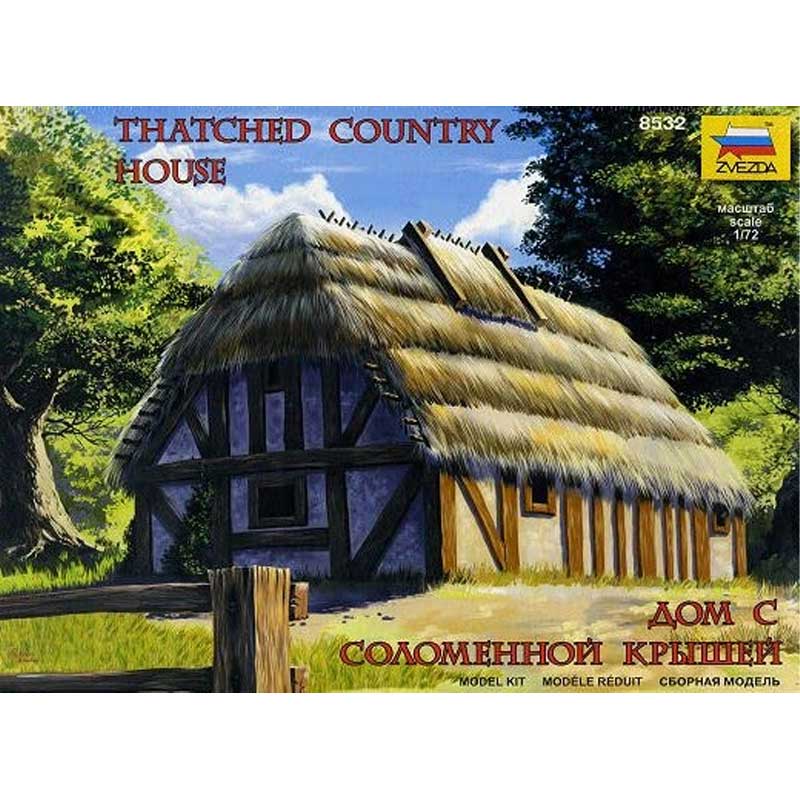 Zvezda Thatched Country House (1/72) 8532