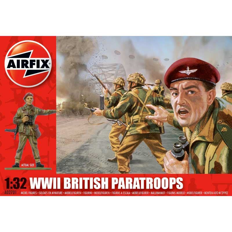 1/32 WWII British Paratroops Airfix A02701V *No Box*