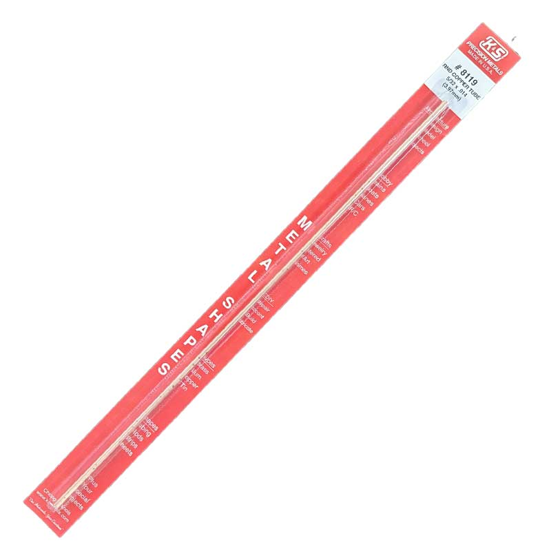 K & S Metal 5/32" o.d. copper Tube (1pk) K and S Metals 8119