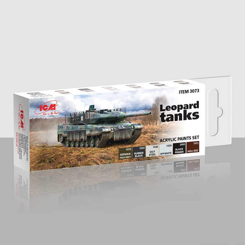 ICM Paint Set - Leopard Tanks 3073