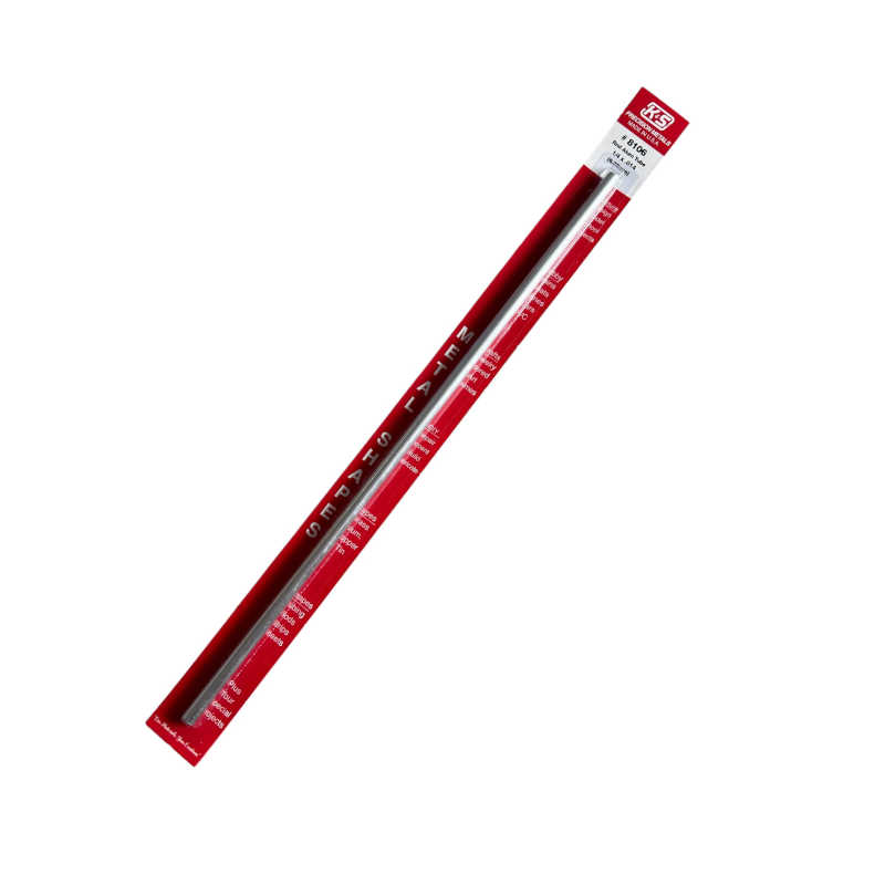 K & S Metal 1/4" o.d. Aluminum Tube (1pk) K and S Metals 8106