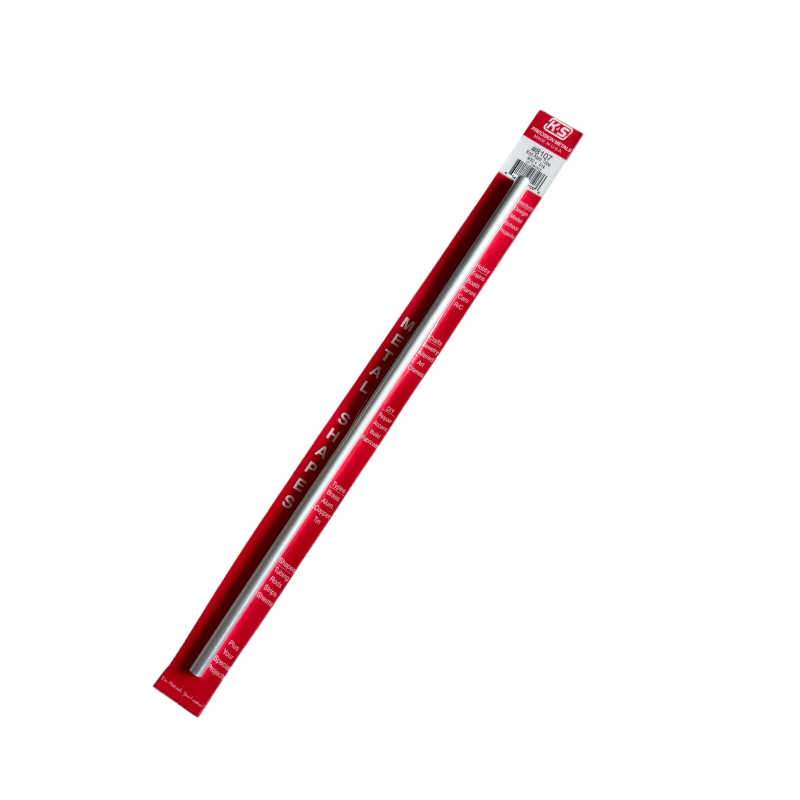 K & S Metal 9/32" o.d. Aluminum Tube (1pk) K and S Metals 8107