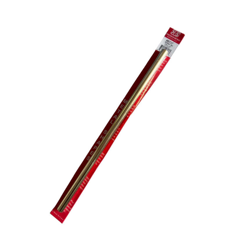 K & S Metal 7/16" o.d. Round Brass Tube (1pk) K and S Metals 8137