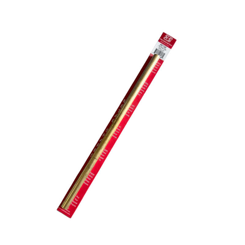 K & S Metal 15/32" o.d. Round Brass Tube (1pk) K and S Metals 8138
