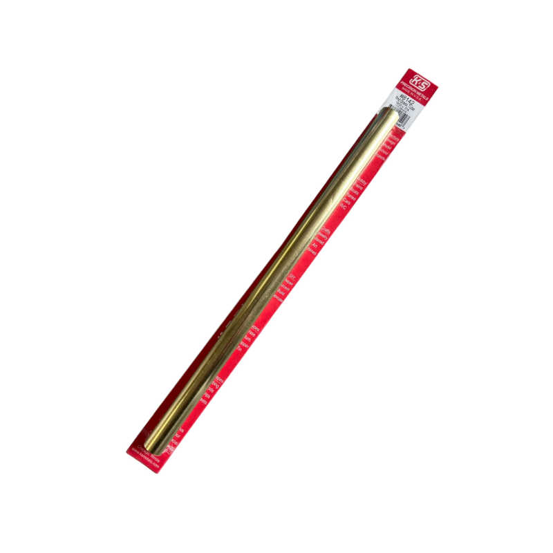 K & S Metal 19/32" o.d. Round Brass Tube (1pk) K and S Metals 8142