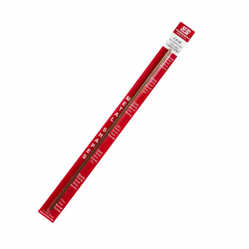 K & S Metal 1/16" o.d. Square Brass Tube (2pk) K and S Metals 8149