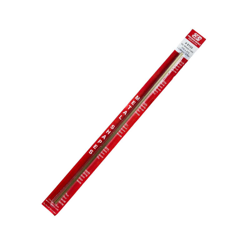 K & S Metal 3/32" o.d. Square Brass Tube (2pk) K and S Metals 8150