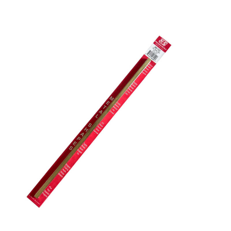K & S Metal 1/4" o.d. Square Brass Tube (1pk) K and S Metals 8155