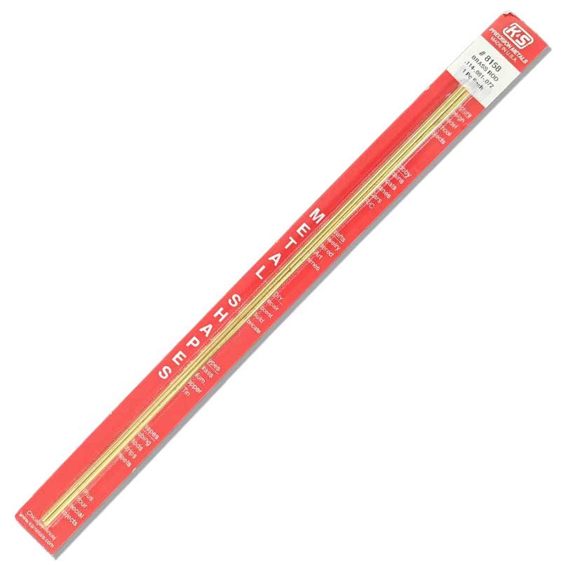 K & S Metal .114 .081 & .072 Brass Rod (1pk) K and S Metals 8158