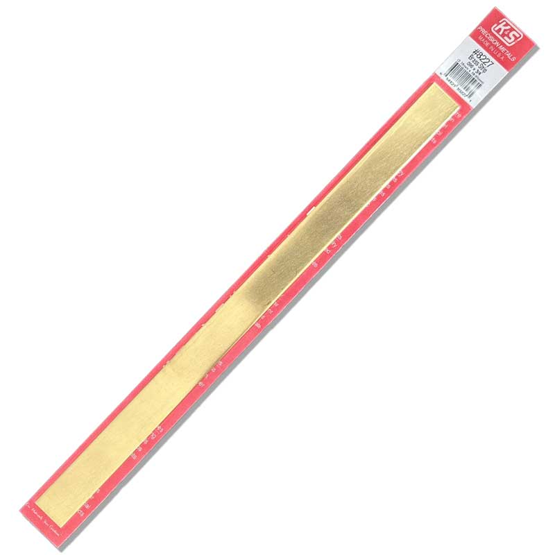 K & S Metal .090 x .750" Brass Strips (1pk) K and S Metals 8227