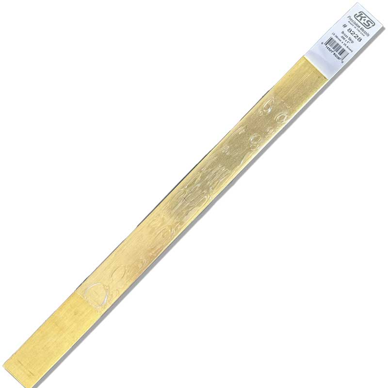 K & S Metal .090 x 1" Brass Strips (1pk) K and S Metals 8228