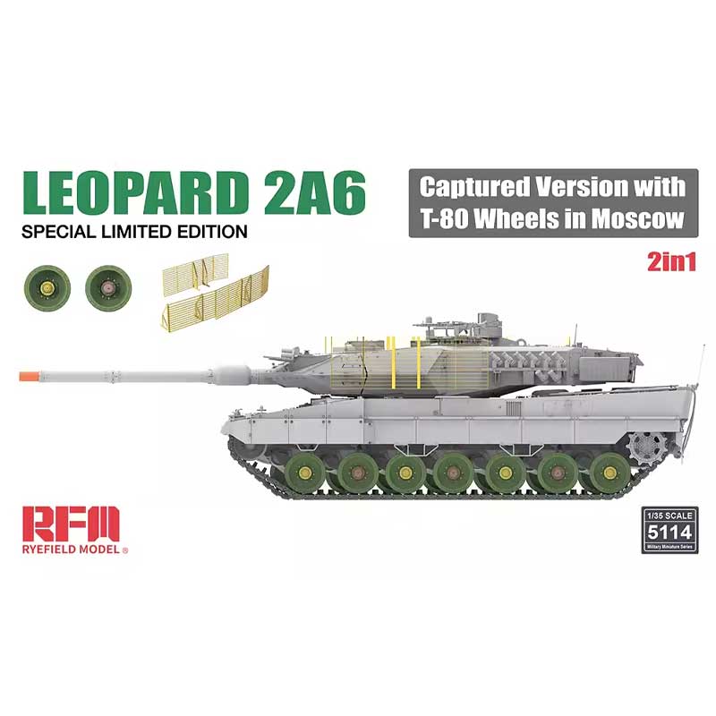 Rye Field Models Leopard 2A6 Captured Version (1/35) RM5114