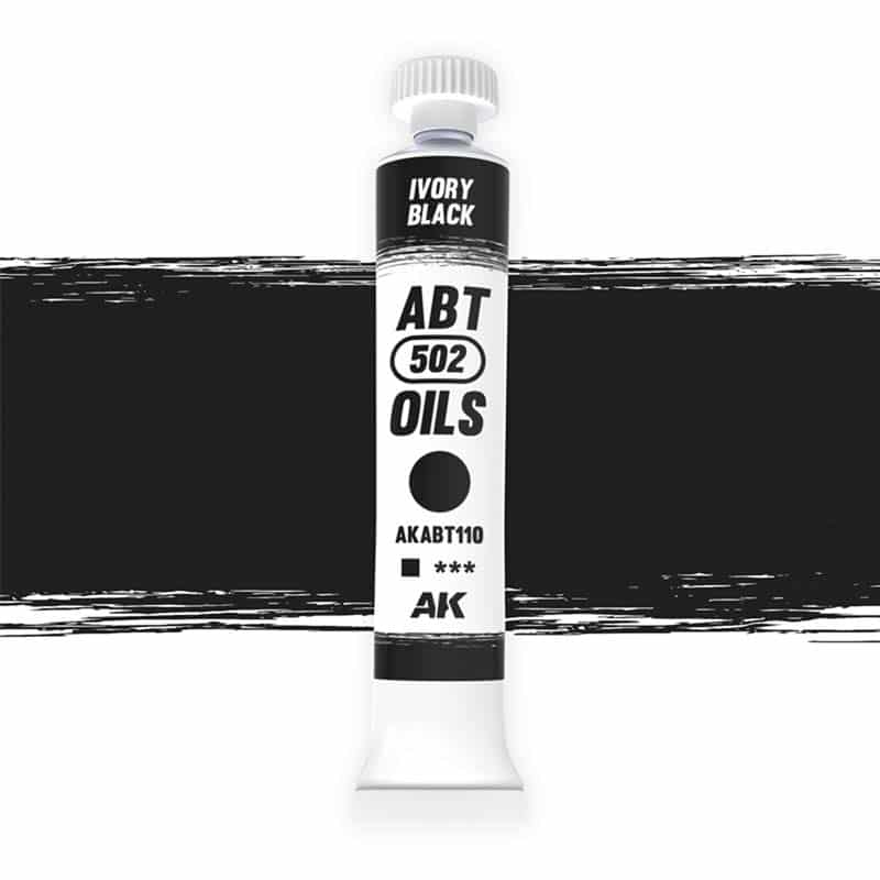 Abteilung 502 Oil Paint Ivory Black (20ml) AKABT110