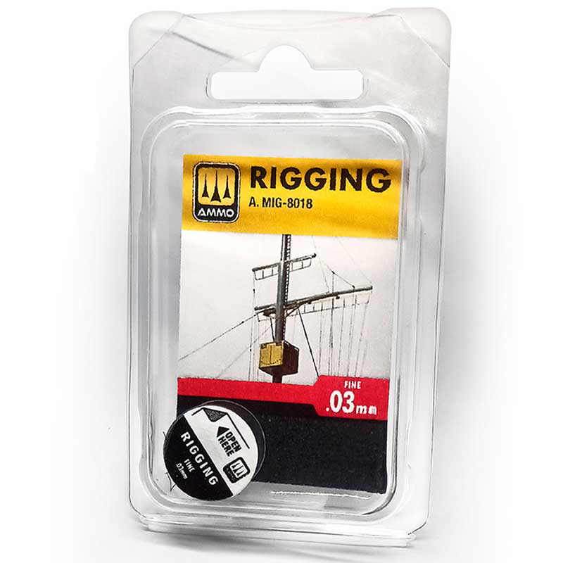 0.03mm Rigging Fine Ammo Mig 8018