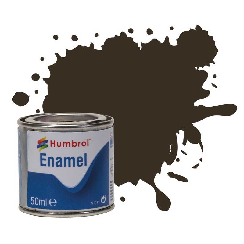 Humbrol Enamel No.10 Service Brown - Gloss (Tinlet No.2) (50ml) AQ0010
