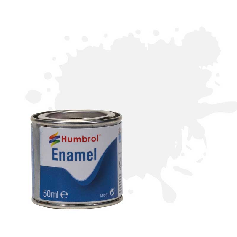 Humbrol Enamel No.22 White - Gloss (Tinlet No.2) (50ml) AQ0022