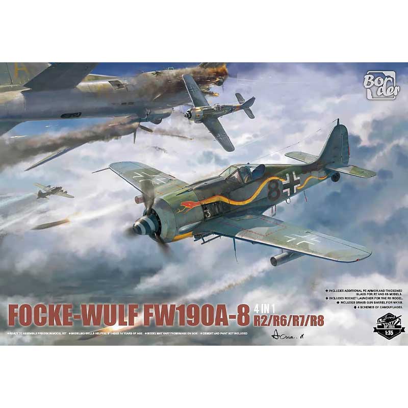 Border Model FW-190A-8 4in1 (1/35) BF-009