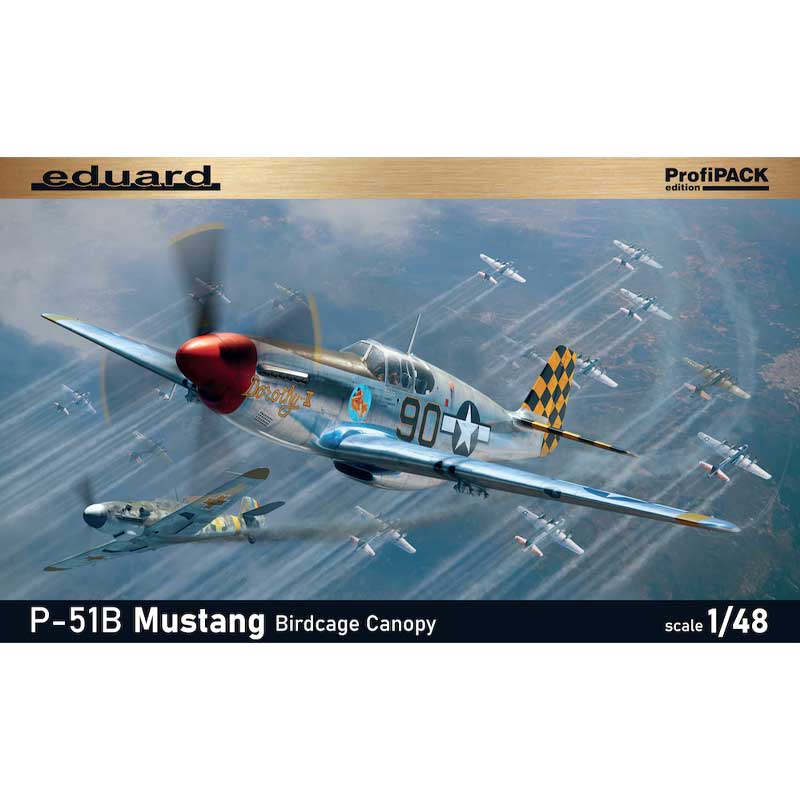 Eduard P-51B Mustang Birdcage Canopy ProfiPACK edition (1/48) 82107