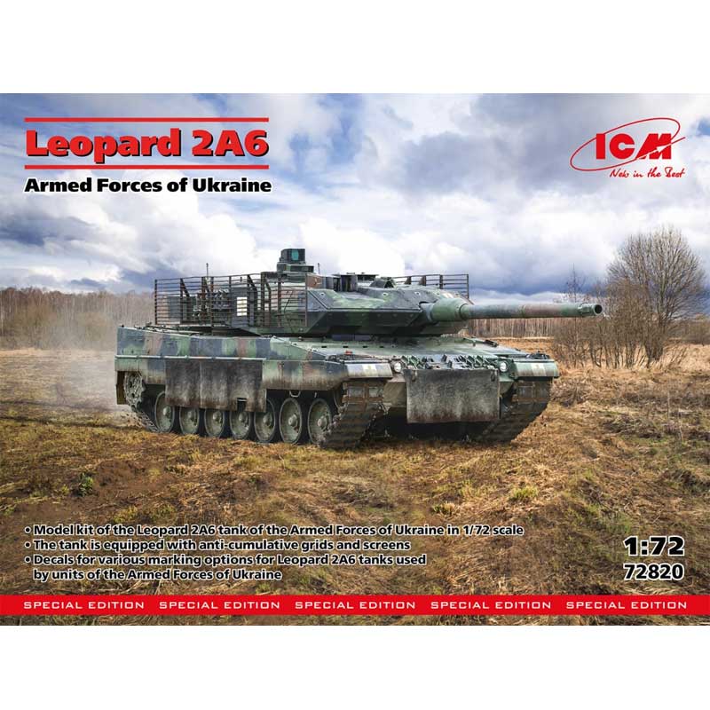 1/72 Leopard 2A6, Armed forces of Ukraine ICM 72820