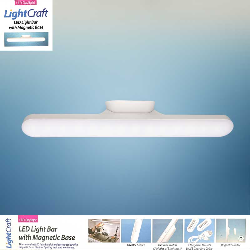 LED Light Bar With Magnetic Base Lightcraft LC7100LED