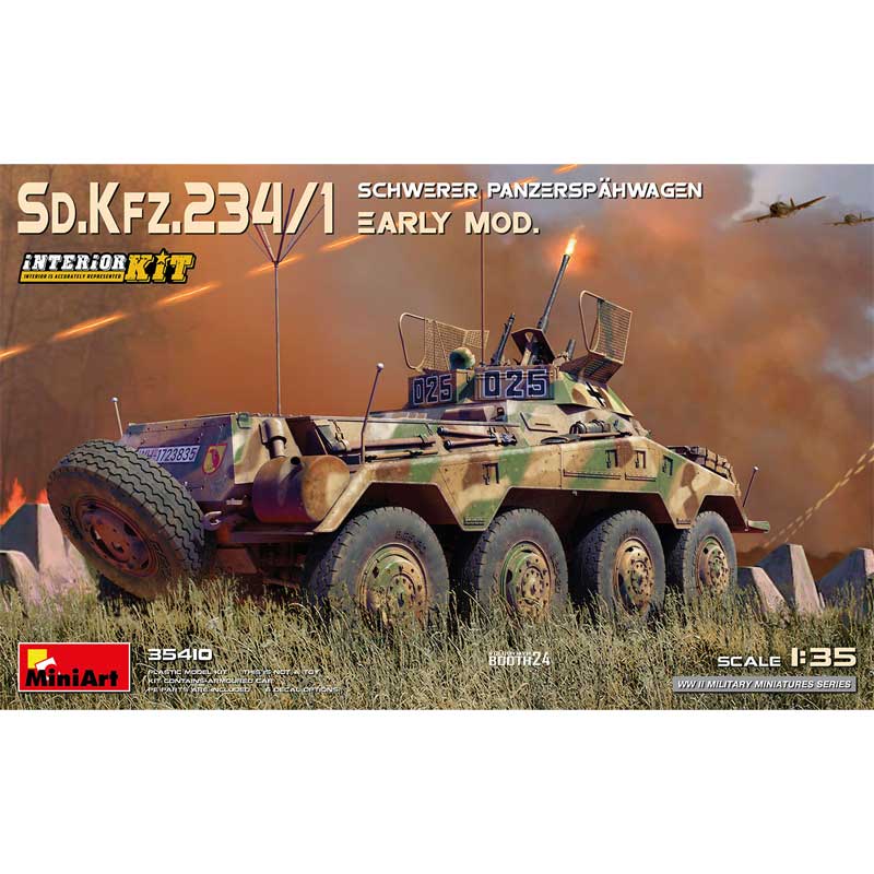 Miniart Sd.Kfz.234/1 Schwerer Panzerspahwagen Early (1/35) 35410