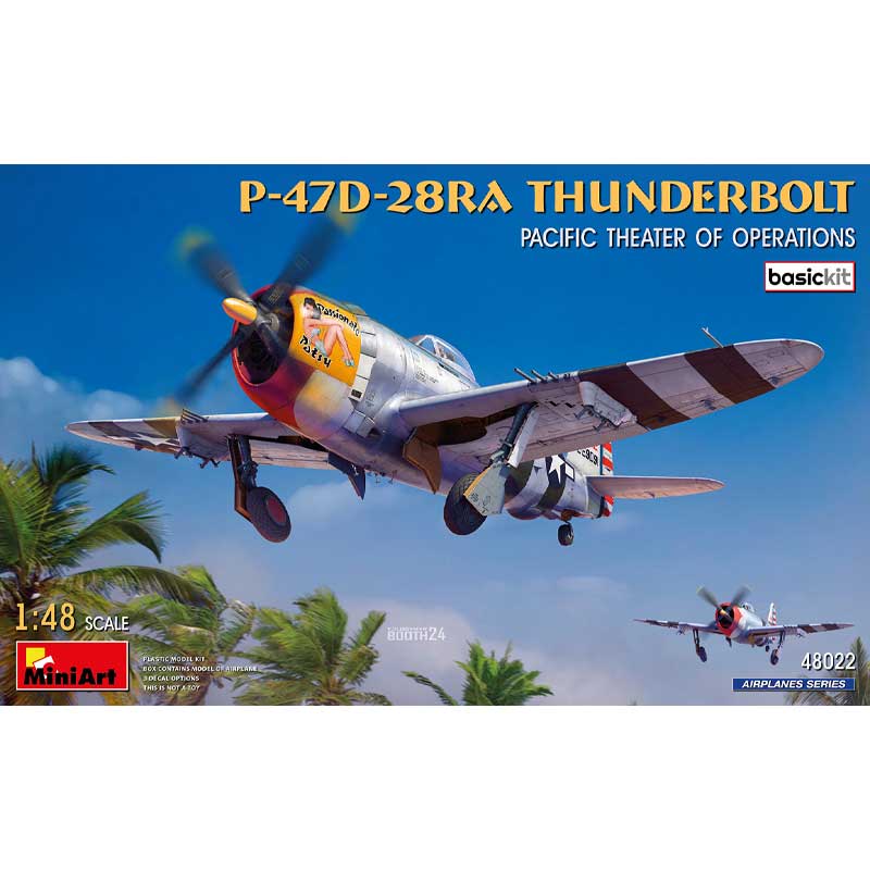 Miniart P-47D-28RA Thunderbolt, Pacific Theater (1/48) 48022