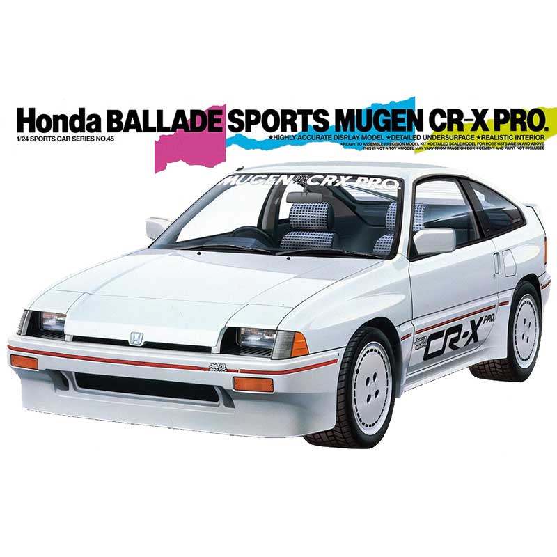 Tamiya Honda Ballade Sports Mugen CR-X Pro (1/24) 24045