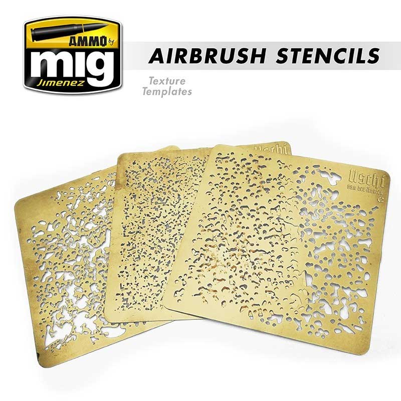 Airbrush Stencils Ammo A.MIG-8035