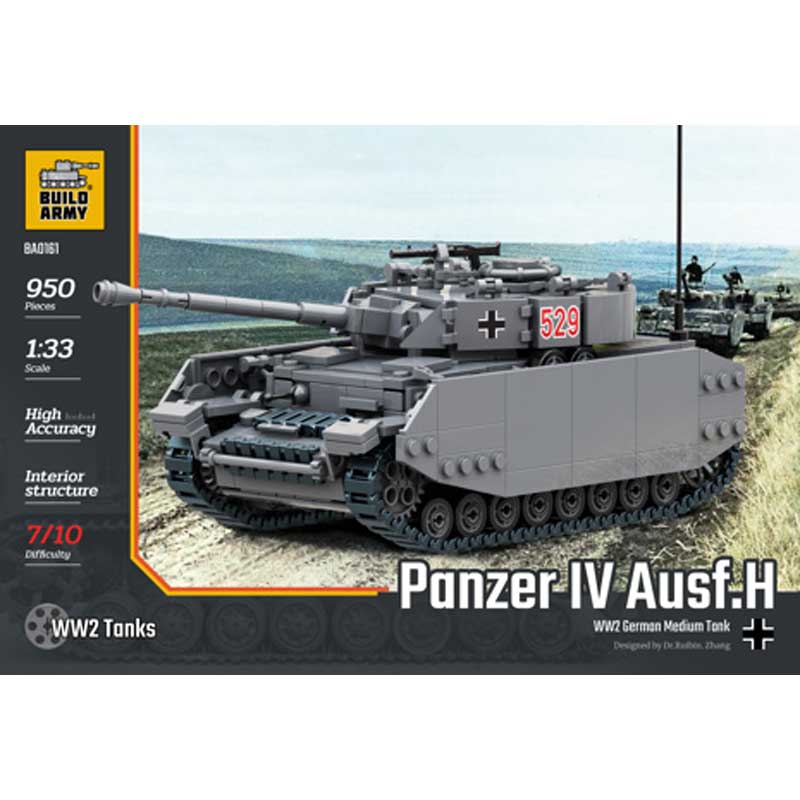Build Army Panzer IV Ausf. H 950pcs BA0161