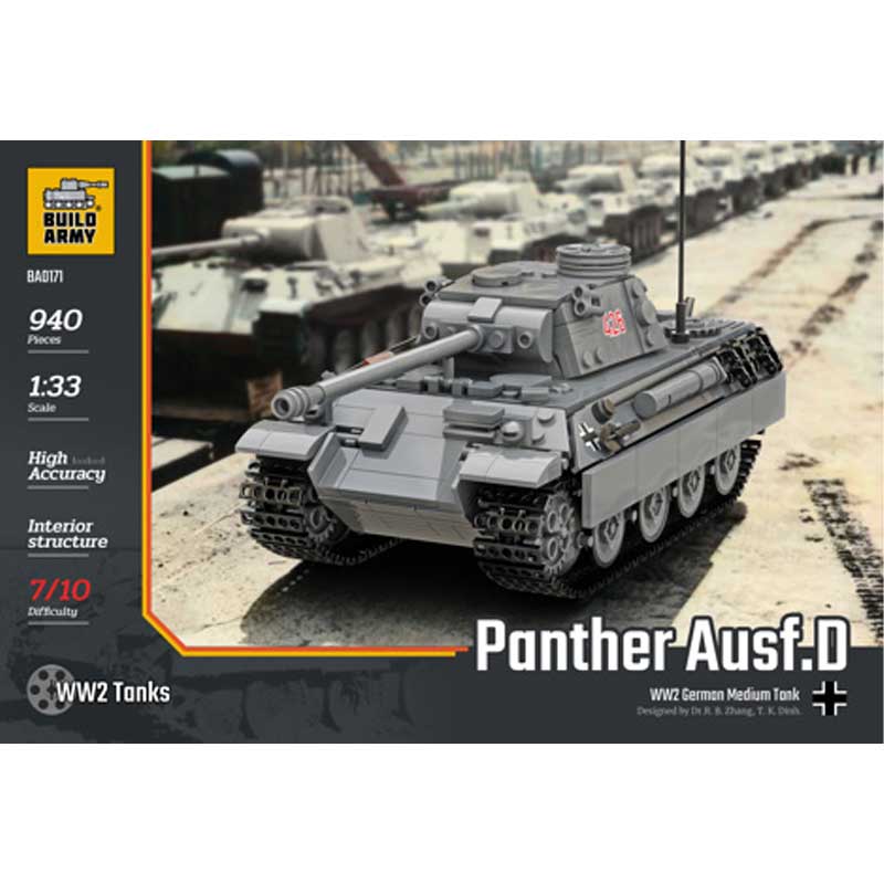 Build Army Panther Ausf. D 940pcs BA0171