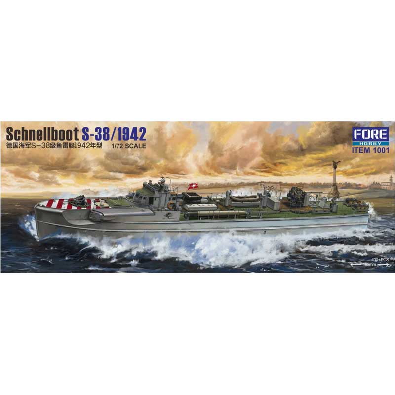 Foreart Schnellboot S-38/1942 (1/72) 1001