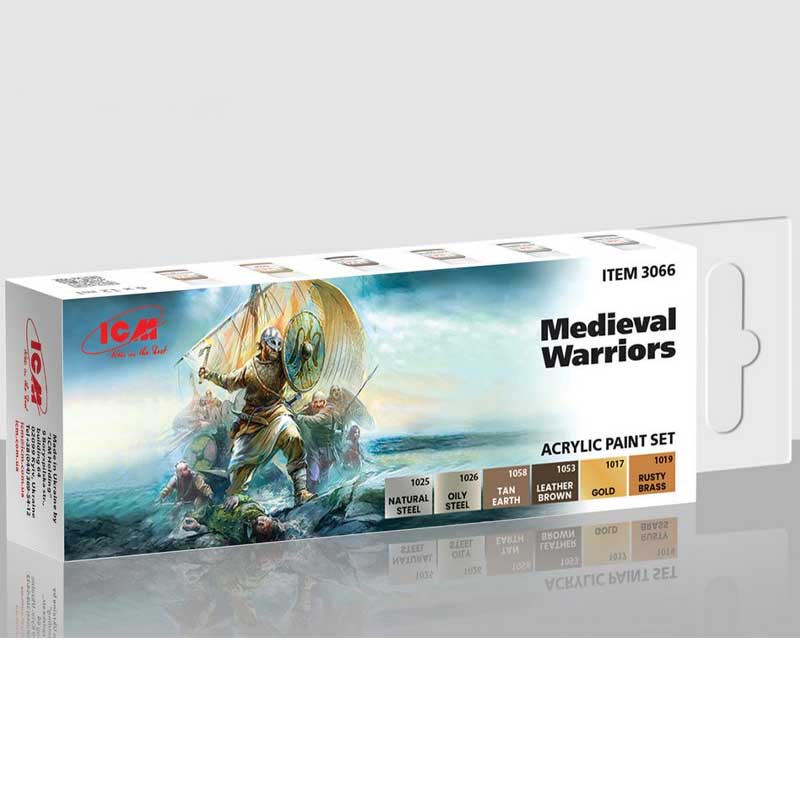 ICM Paint Set - Medieval Warriors  3066