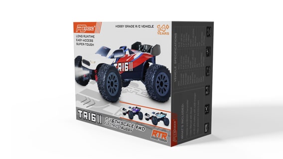 PD Racing TR16II Brushed Truggy (1/16) PD304T
