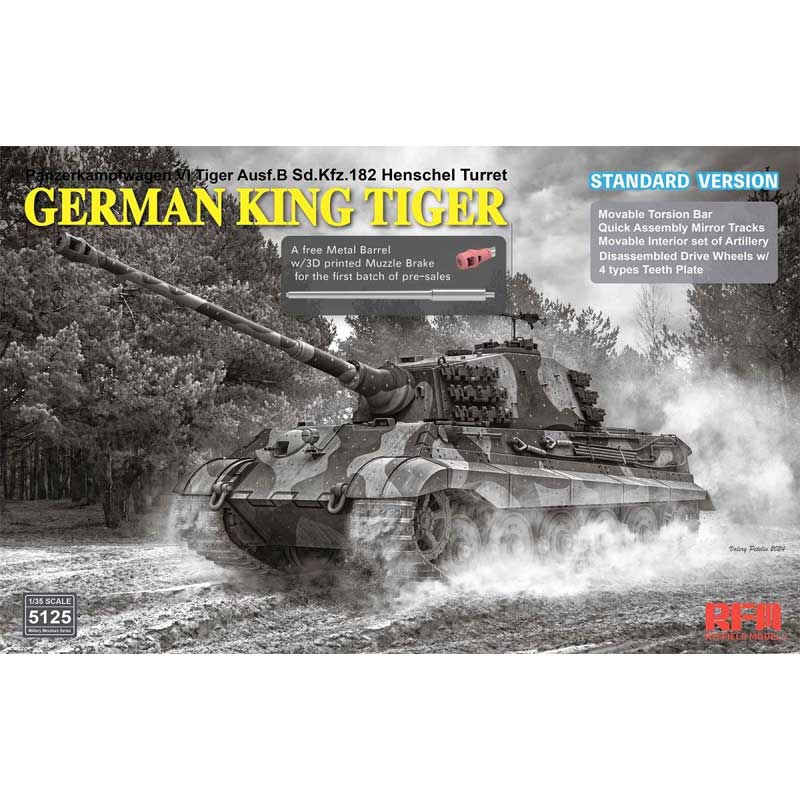 Rye Field Models King Tiger Sd.Kfz.182 Henschel Turret (1/35) RM5125CR