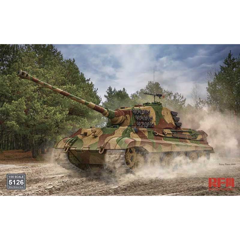 Rye Field Models King Tiger Henschel Upgrade Version (1/35) RM5126