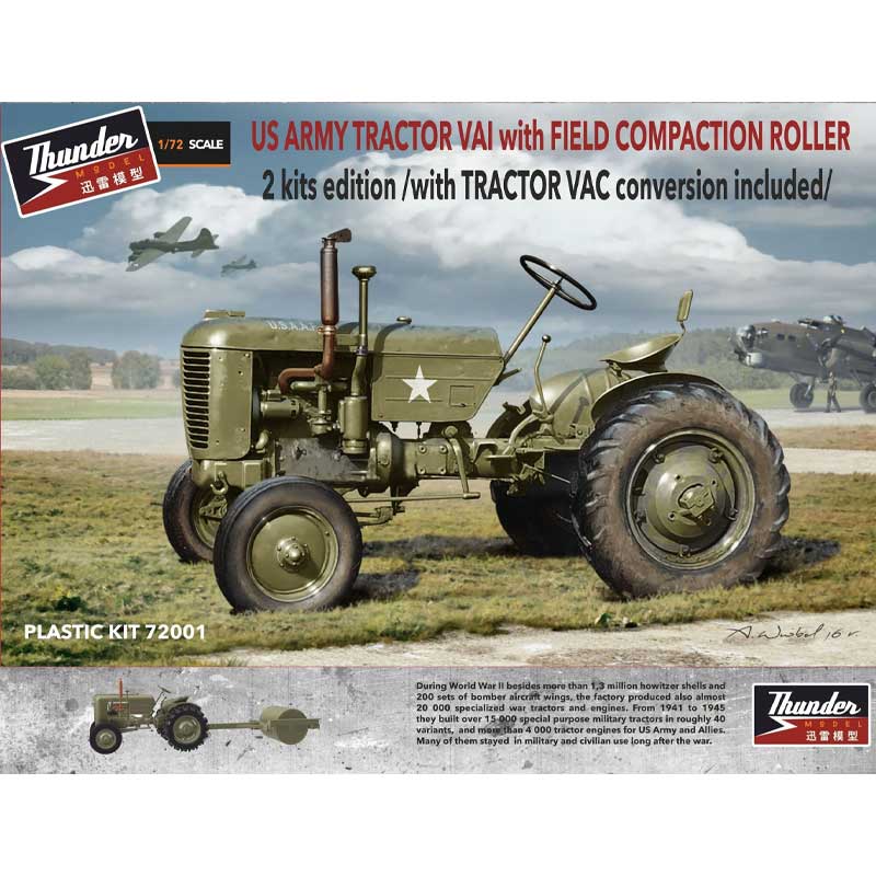 Thunder Model US Army Case VAI & VAC Tractor (1/72) 72001