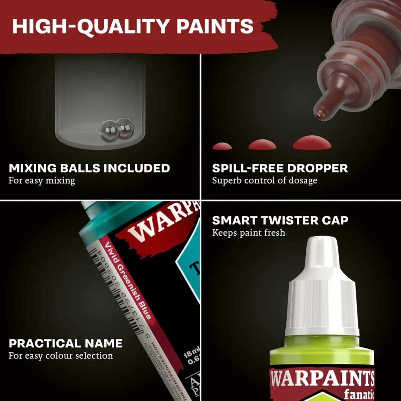 The Army Painter Warpaints Fanatic: Wargamers Paint Set WP8073P