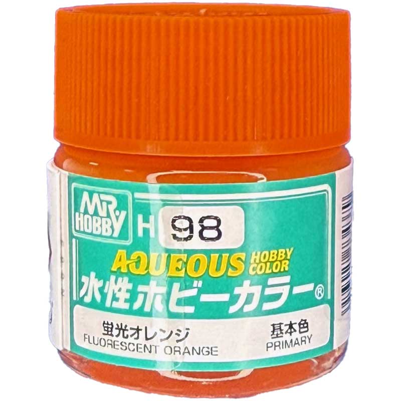 Mr Hobby Aqueous - Fluorescent Orange (10ml) H-098