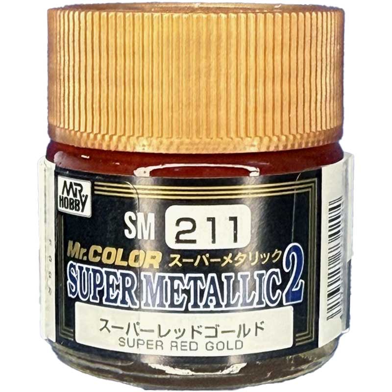 Mr Hobby - Mr Colour Super Metallic II - Red Gold (10ml) | SM-211