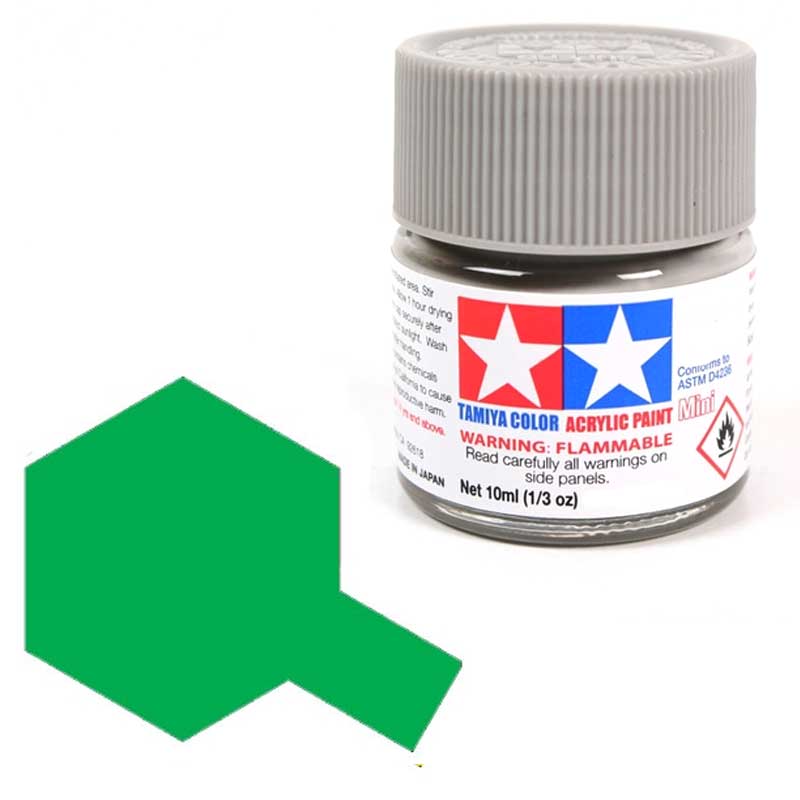 Tamiya Acrylic X-25 Clear Green (10ml) 81525