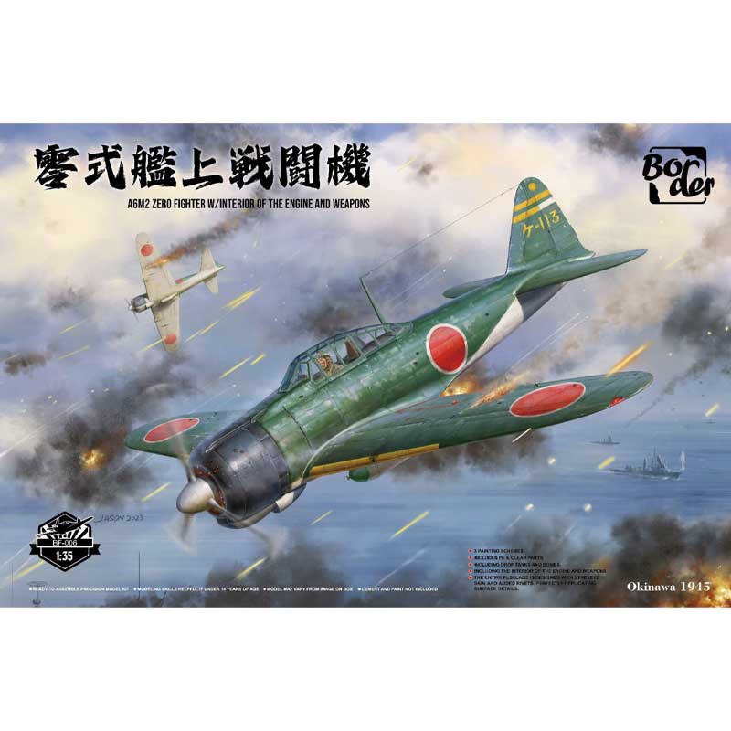 Border Model A6M2 Mitsubishi Zero (1/35) BF-006