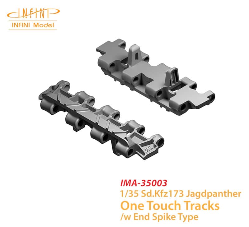 1/35 Sd..Kfz173 Jagdpanther One Touch Tracks w/ End spike Type Infini Model IMA-35003