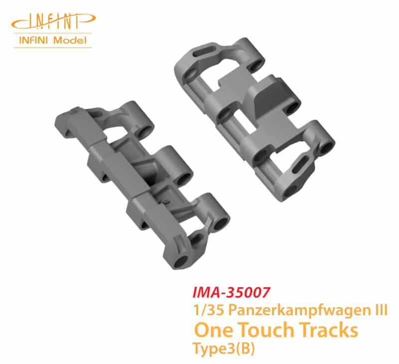 1/35 Pz.Kpfw.III  One Touch Tracks Type 3B Infini Model IMA-35007