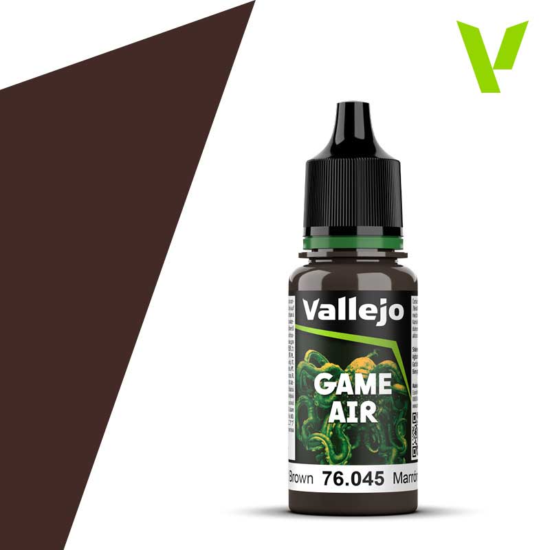 Vallejo Game Air - Charred Brown (18ml) 76.045
